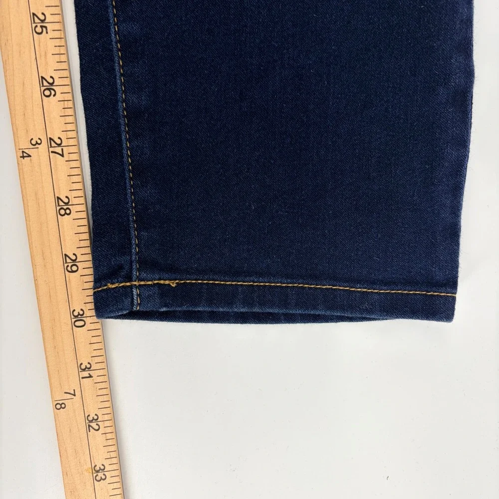 Michael Kors Dillon Relaxed Jeans Size 2 Dark Wash Stretch‎ Denim Blue